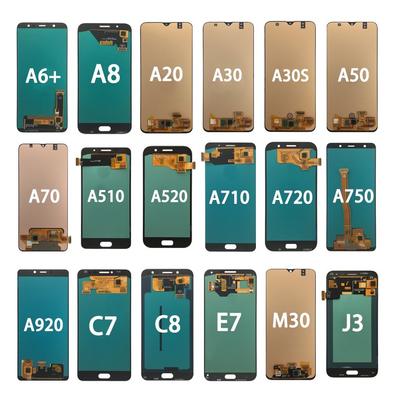 Mobile phone lcds display for Samsung galaxy A50 mobile phone supperoled LCD display glas for Samsung A505F Backlight OLED