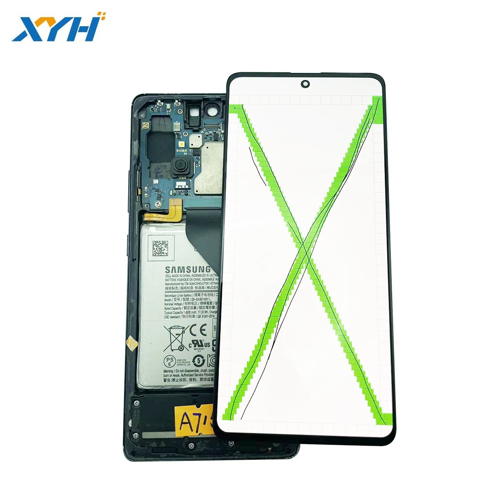 Mobile phone lcd display screen for Samsung A715 original lcd screen replacement for Samsung galaxy A715 for display