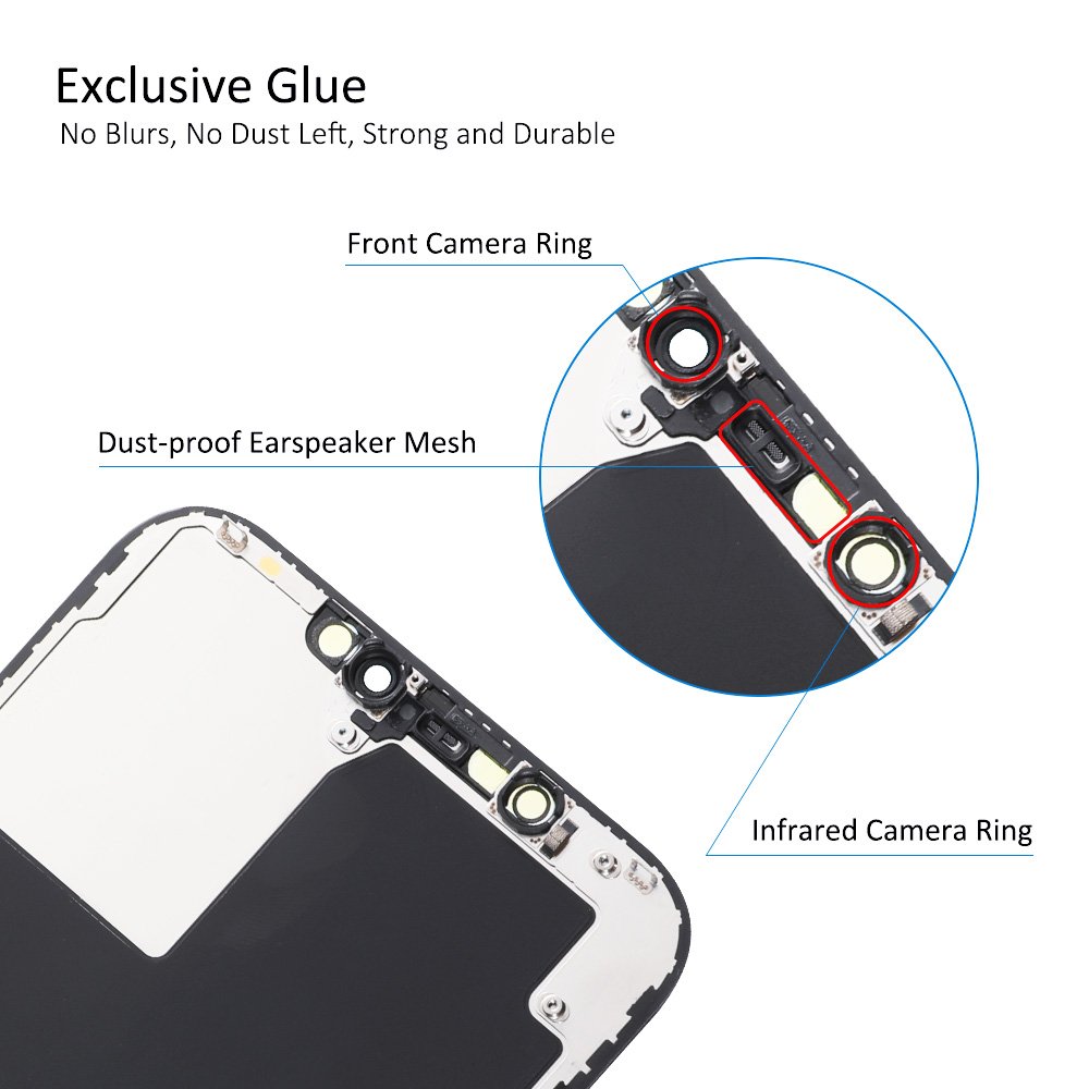 Elekworld Newest Mobile Phone LCDs OLED for iPhone 12 Mini 12 Pro Max LCD Screen Display OEM Incell TM JK Display Replacement
