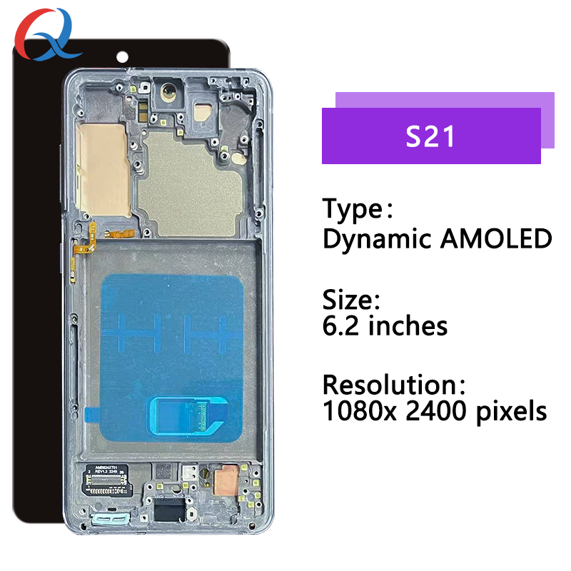 Original Mobile Phone Lcds for samsung galaxy s21 5g lcd screen replacement pantalla Samsung s21 lcds for Galaxy s21 display