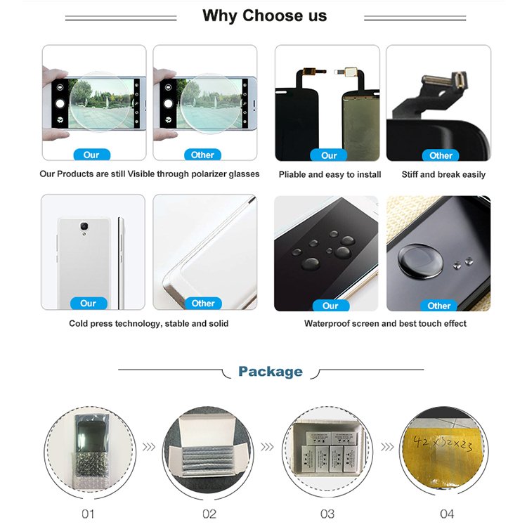 High quality china touch screen mobile phone lcd for Huawei P10