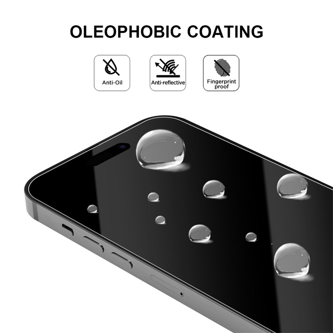 Vmax 2.5D Screen Protector Tempered Glass Film for iPhone 15 14 13 12 11 Pro Max Screen Guard for iPhone 15 14 Plus 13 Mini