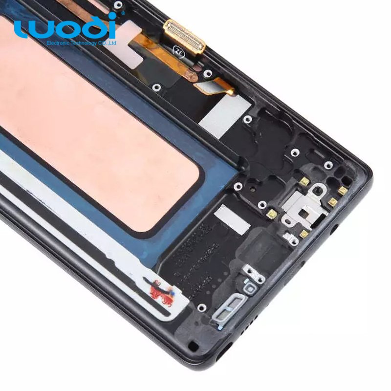Mobile Phone LCDs Touch Screen Wholesale Original LCD Display For Samsung Note 8 With Frame Big Size Screen Replacement LCD