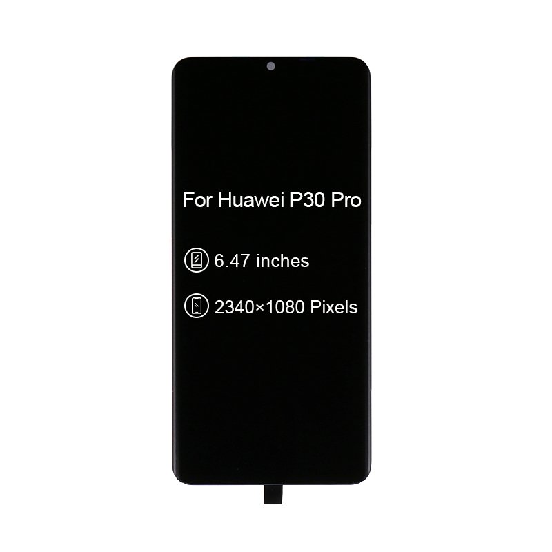 6.47" P30 Pro Smartphones LCD Touch Screen Display Digitizer Assembly For Huawei P30 Pro Pantalla without Fingerprint Flex