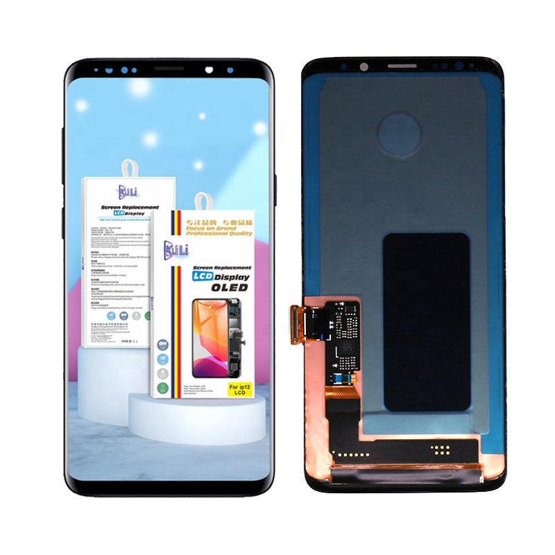 KULI For Samsung S8 S9 Plus Screen Assembly Replacement Sensitive Glass Edge Curved Surface Mobile Phone Lcd Touch Screen