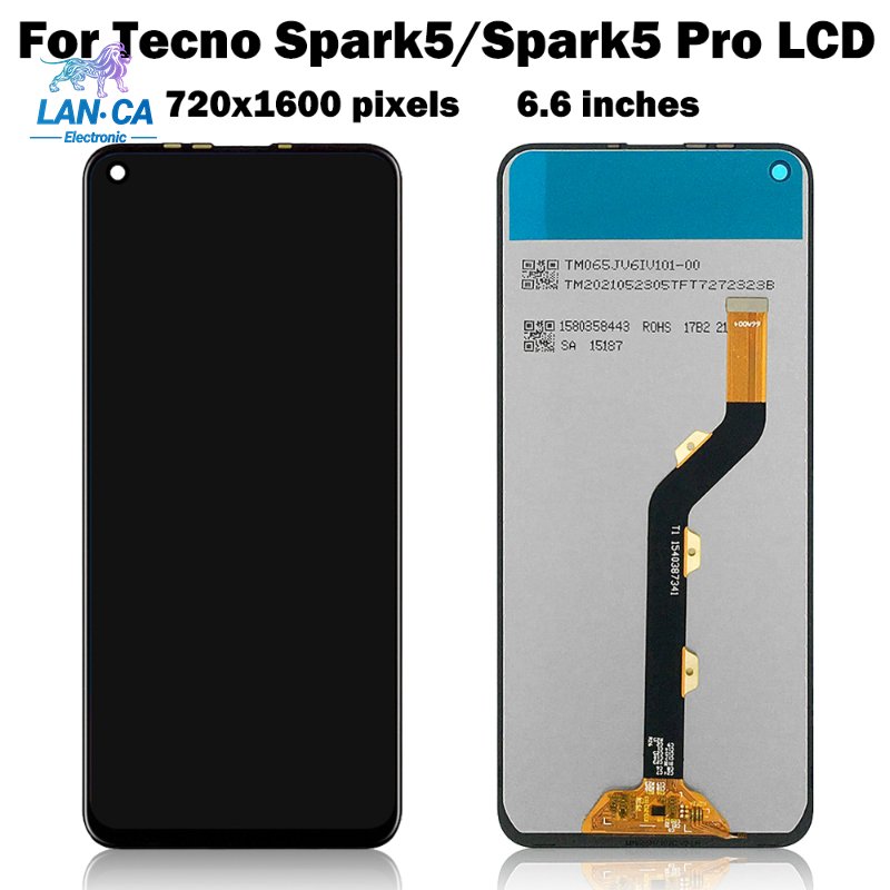 Mobile phone Lcds for tecno Spark 5 Spark 5Pro Lcd touch screen phone display for Spark5 KD6 Spark5pro KD7 X655 KD7H lcd