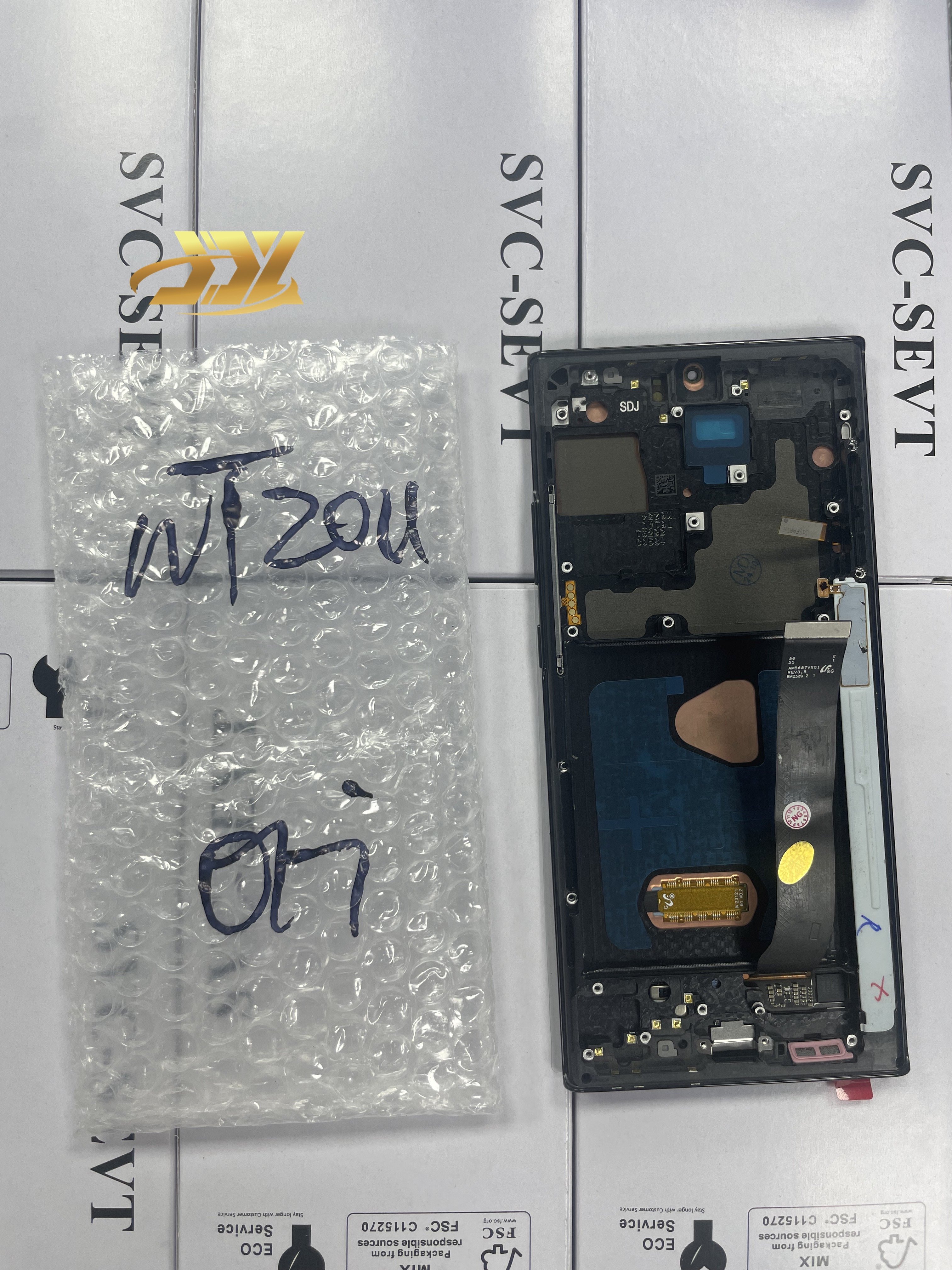 wholesale Note 20u LCD original Pantalla Note 20 Ultra Screen Lcd for Samsung Note 20 Ultra Display Replacement