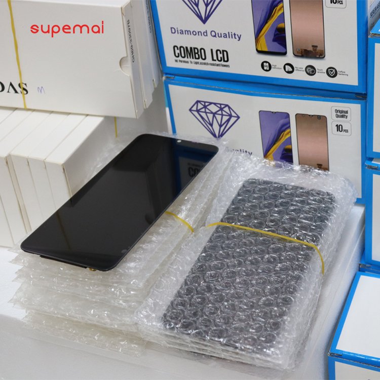 Wholesale Mobile Phone Lcds For Samsung A71 A715 Oled Lcds Screen With Frame For Smartphone Galaxy A71 A715 Display