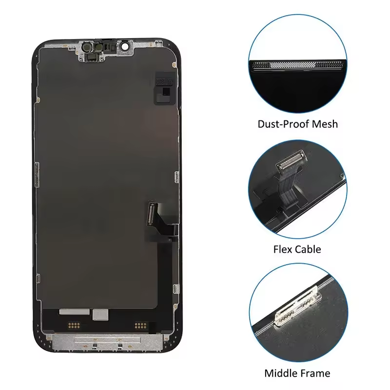 Mobile phone LCD display for iPhone 14 Plus restaurant screen replacement