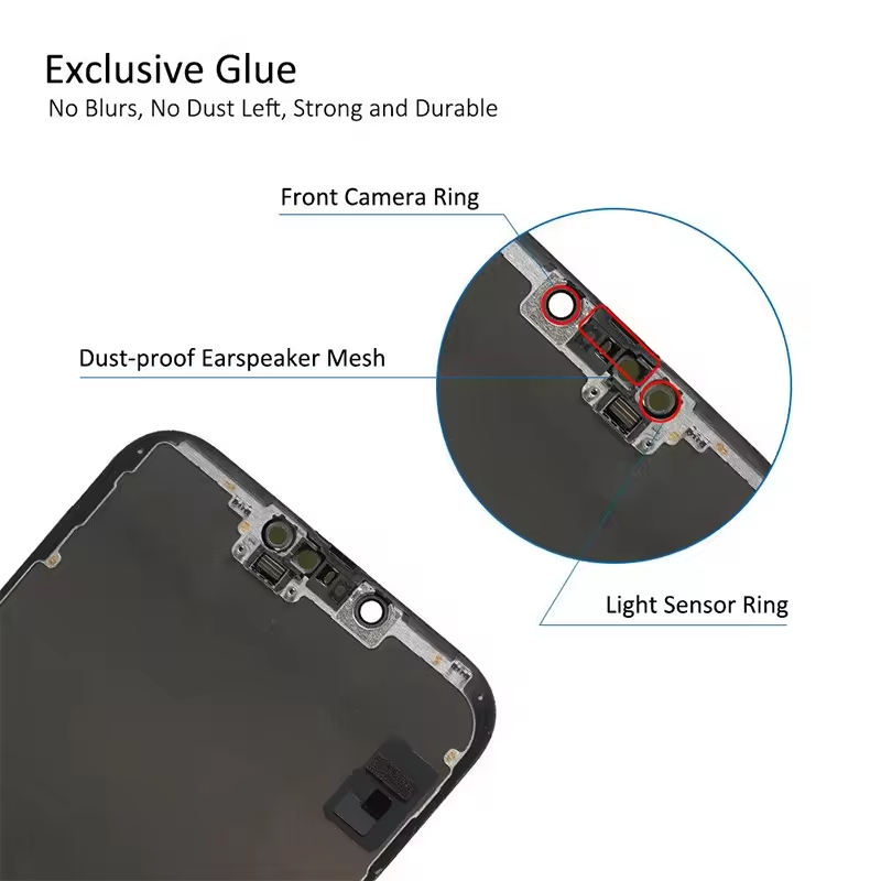 Mobile phone LCD display for iPhone 14 Plus restaurant screen replacement