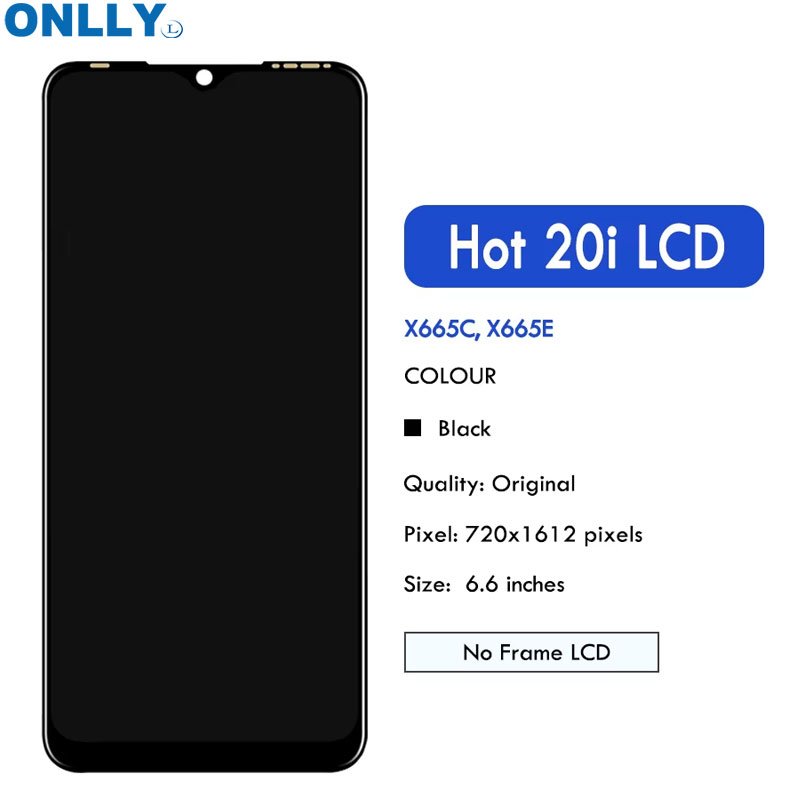 HOT Mobile Phone LCD For Infinix Hot 20i Display Oem Replacement Display For Infinix Hot 20i Screen Touch