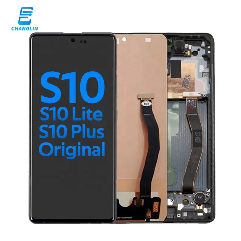 Cheap Mobile phone LCD touch screen for samsung s10plus lcd for samsung s10plus for samsung s10plus display lcd screen display