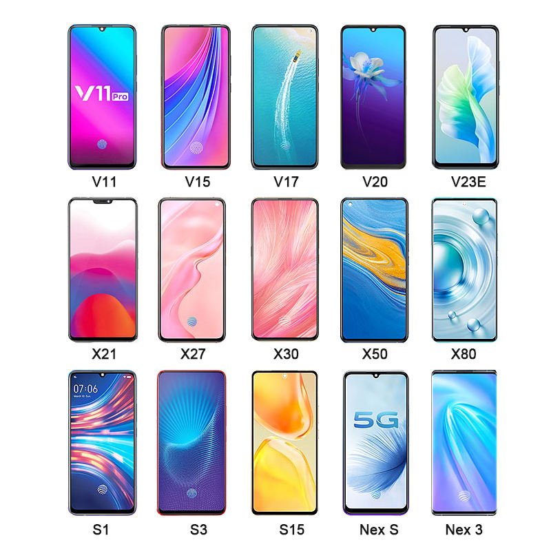 TEMX Mobile Phone Original LCD With Frame for VIVO Y11 Y12 Y16 Y17 Y20s Y21 Y22s Y35 Y51 Y51s Y93 Display Touch Cellphone Screen