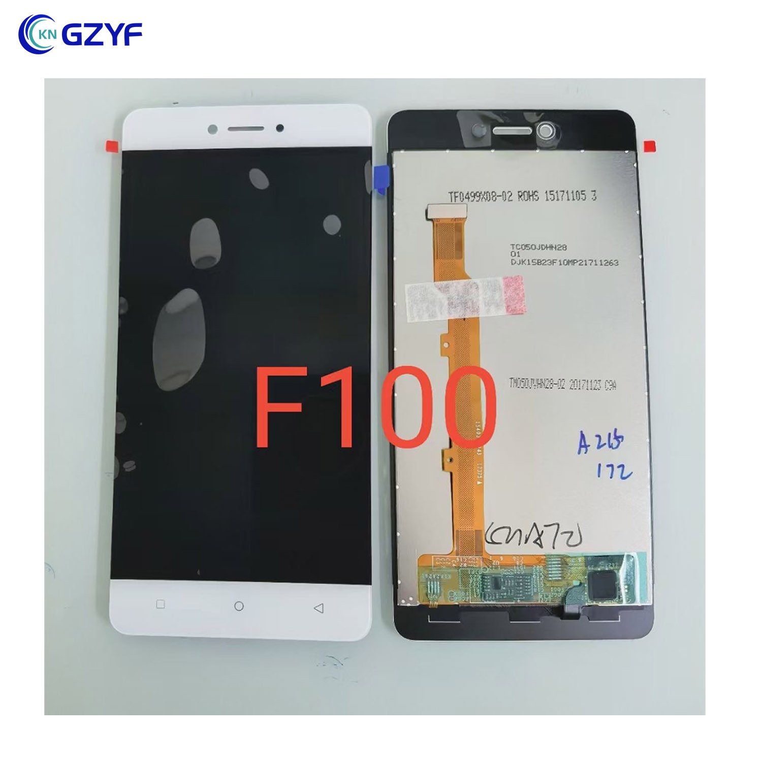 KN selling LCD For Gionee F100 Screen display F105 F106A1 M5 Plus S6S touch panel Wholesale Mobile phone LCDs