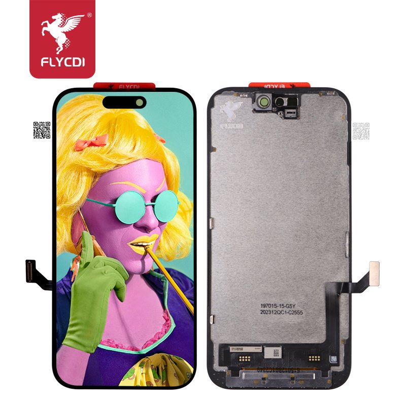 FLYCDI Trending Products 2024 New Arrivals Lcd Display For Iphone 15 Smart Phone Mobile Phones Accessories