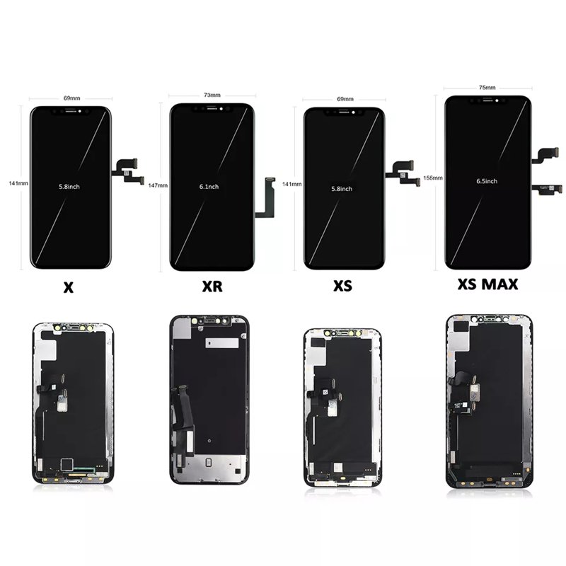 Wholesale Mobile Phone Lcds Touch Screen Display For iPhone 5 6 7 8 Plus X XS Max XR 11 12Pro Max Replacement