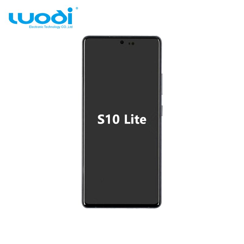 NEW LCD Display High Quality For Samsung Galaxy S10 Lite With Frame Pantallas De Celular Touch Screen Digitizer