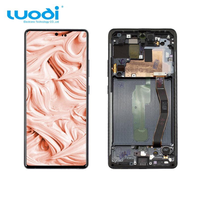 NEW LCD Display High Quality For Samsung Galaxy S10 Lite With Frame Pantallas De Celular Touch Screen Digitizer