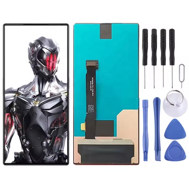 Phone Lcd Touch Screens For ZTE Nubia Red Magic 8 Pro NX729J Lcd Display Original Lcd Screen With Digitizer Full Assembly