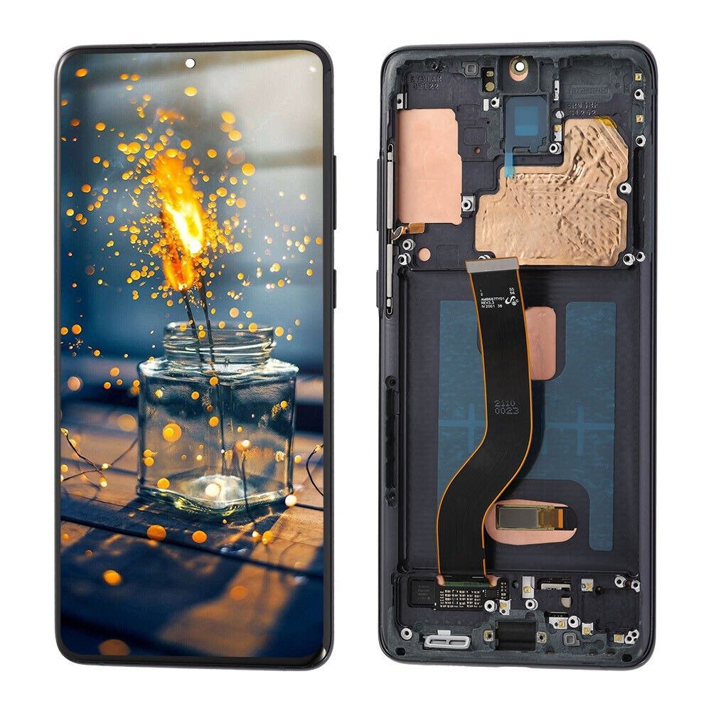 Mobile Phone LCD Screen for Samsung Galaxy S20 plus G985/G986 Display Screen Replacement Parts with Frame