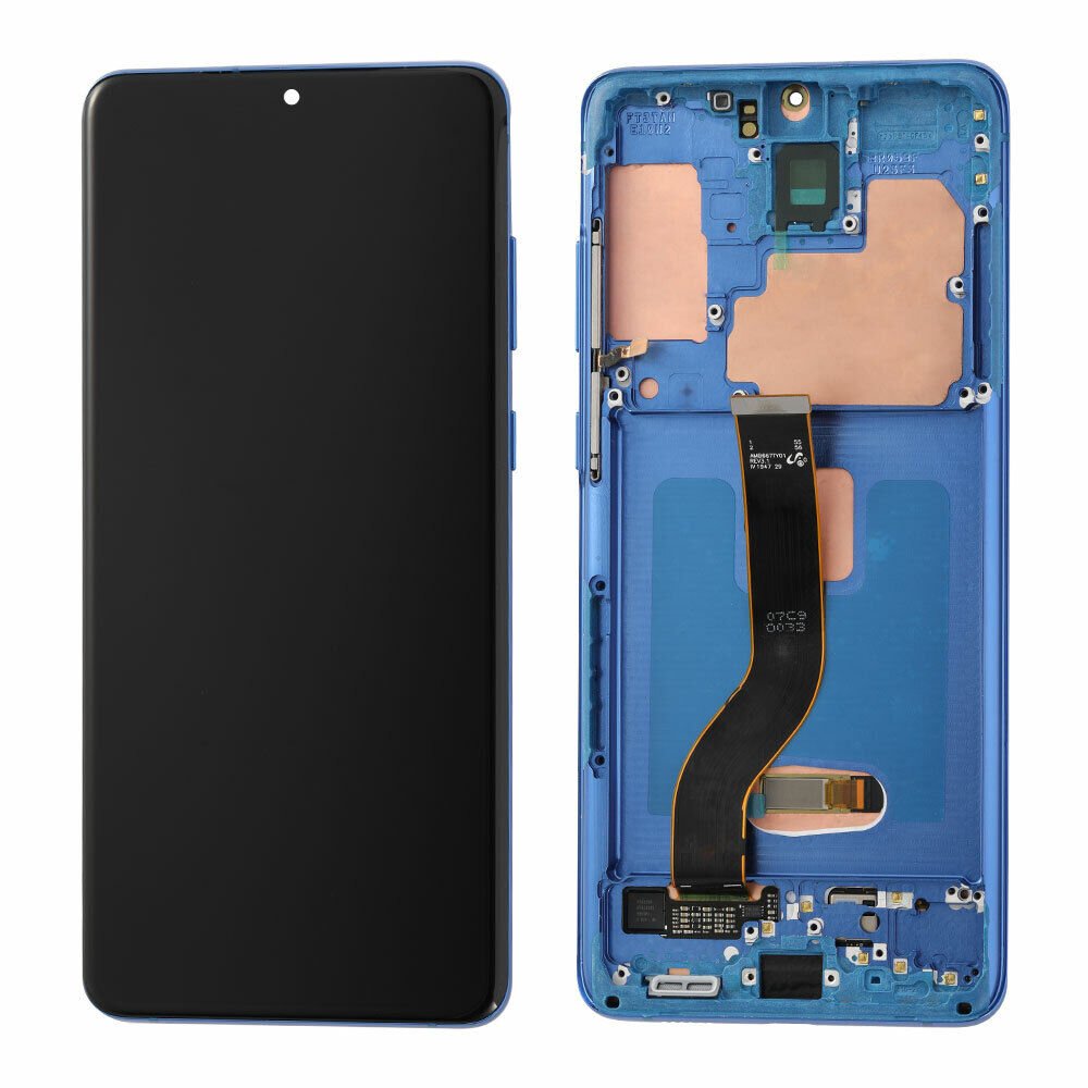 Mobile Phone LCD Screen for Samsung Galaxy S20 plus G985/G986 Display Screen Replacement Parts with Frame