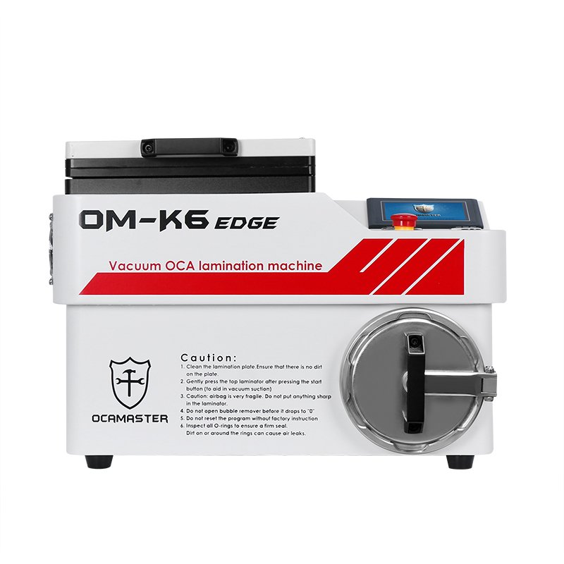 OCAMASTER OM-K6 Ege OCA Lamination Machine Built in Air Bubble for LCD/OLED EDGE Screen Laminating