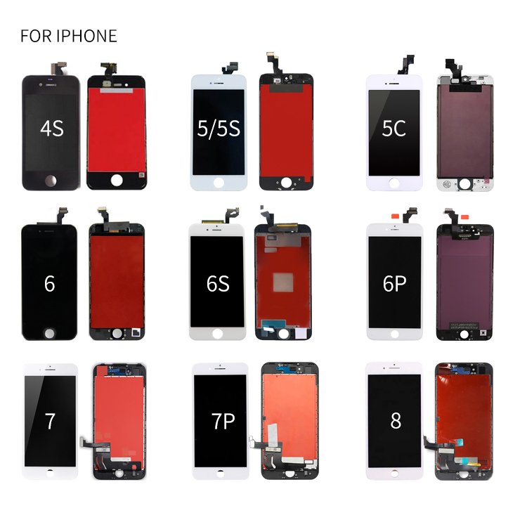 New for Iphone Screen Replacement For Iphone 6G Original Rear Press Screen Assembly Mobile Phone LCDs Display