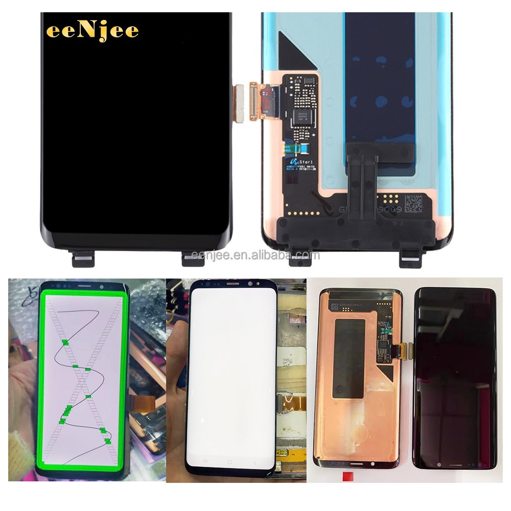 Samsun Mobile Phone LCDS For Samsung Galaxy S8 S9 S10 S10E S20 S21 S22 Plus Ultra Display Touch Screen Assembly With Dots