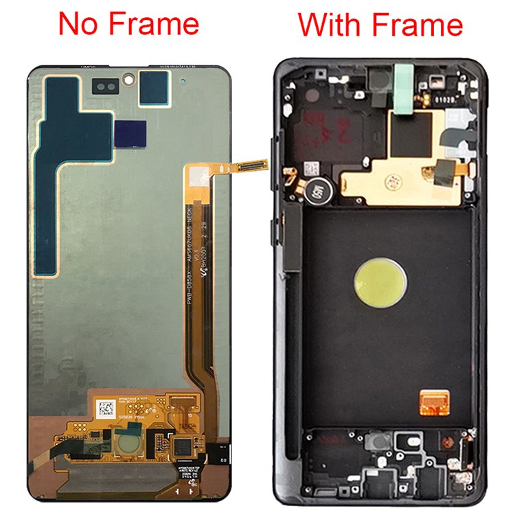 Original Lcd For Samsung Galaxy Note 10 Lite Mobile Phone Lcd Touch Screen For Note 10 Lite Lcd With Frame For Samsung Note 10