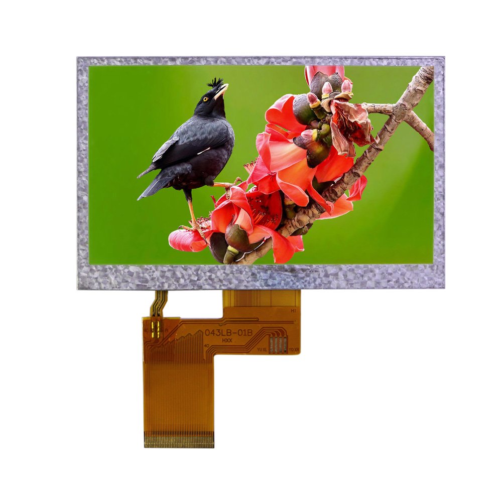 Most Popular 4.3 Inch FPC 480x272 Resolution Tft lcd Display Screen Module