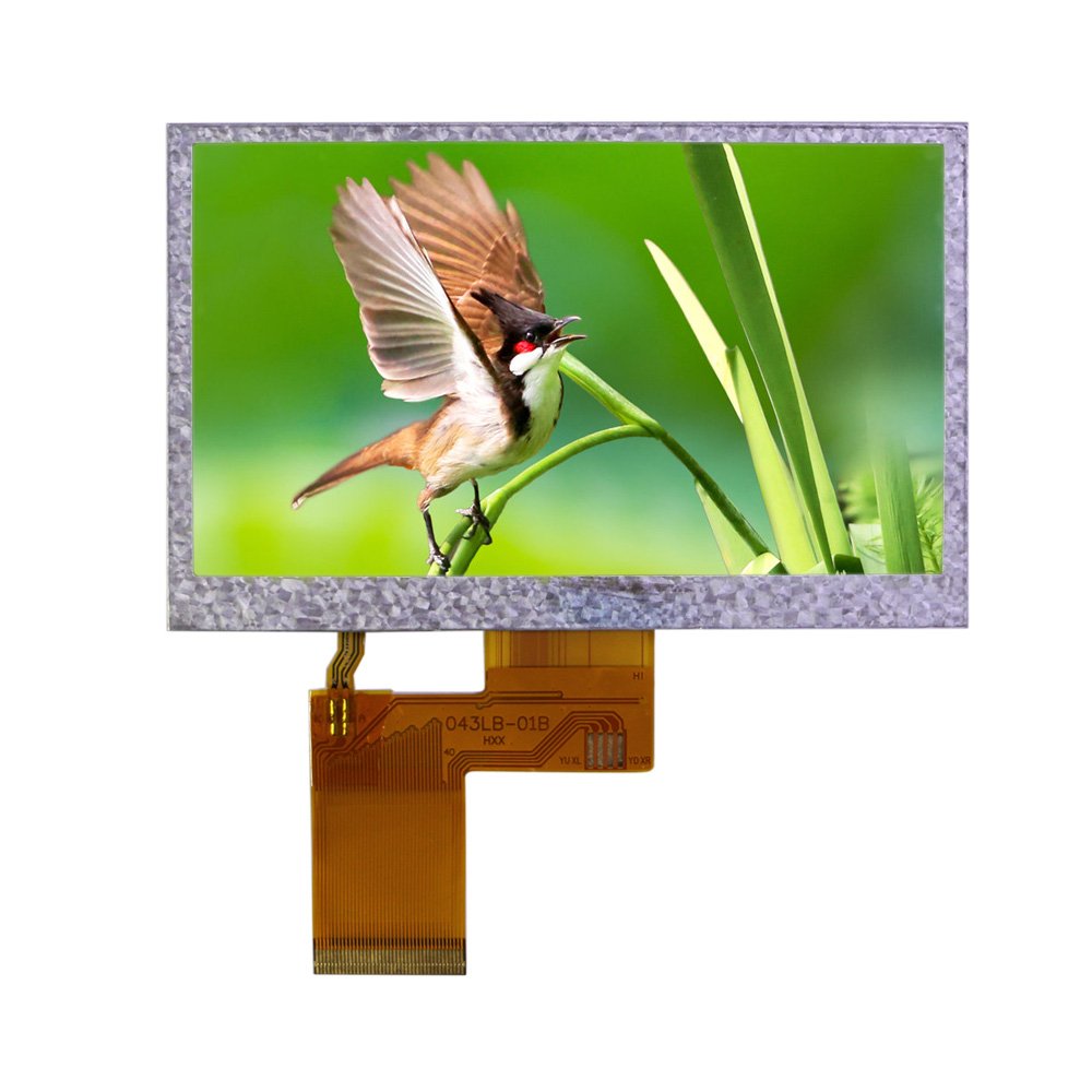 Most Popular 4.3 Inch FPC 480x272 Resolution Tft lcd Display Screen Module