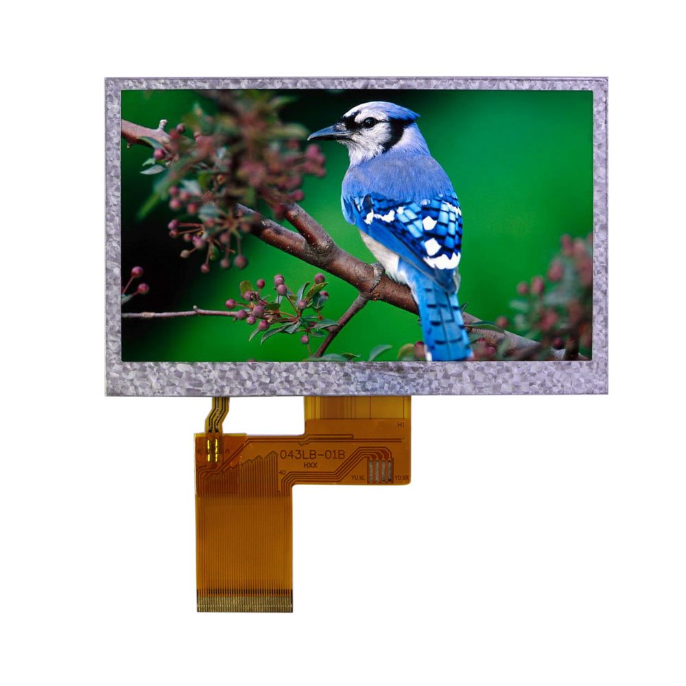 Most Popular 4.3 Inch FPC 480x272 Resolution Tft lcd Display Screen Module