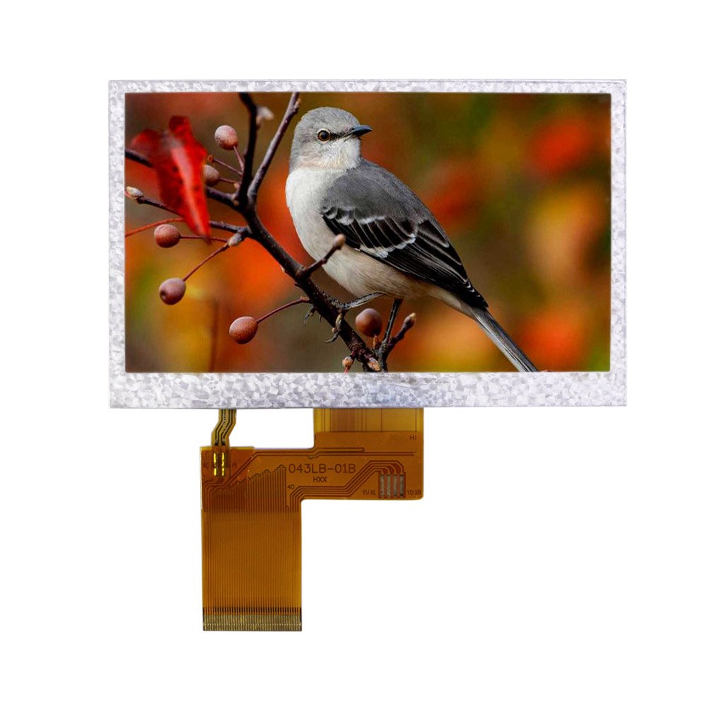 Most Popular 4.3 Inch FPC 480x272 Resolution Tft lcd Display Screen Module