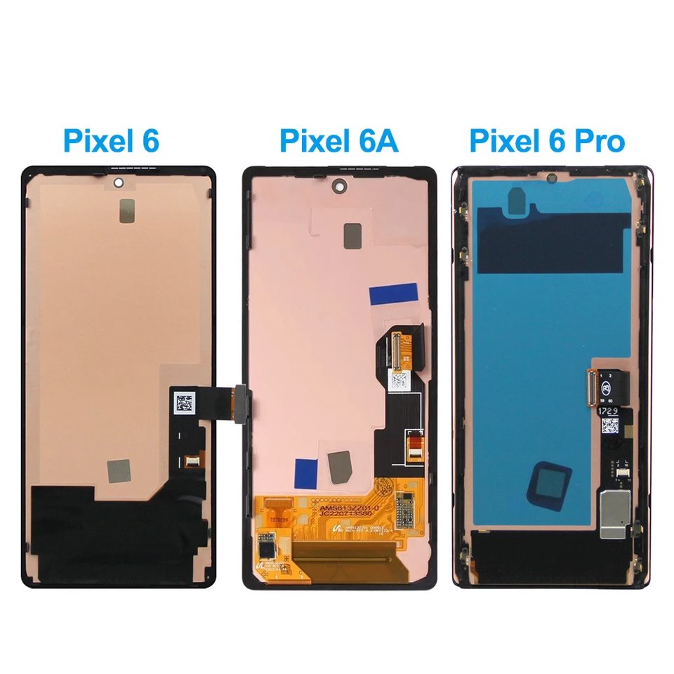 Pixel 6A 5G Super AMOLED Screen Replacement for Google Pixel 6A Lcd Display GX7AS GB62Z G1AZG Touch Screen Panel Fingerprints