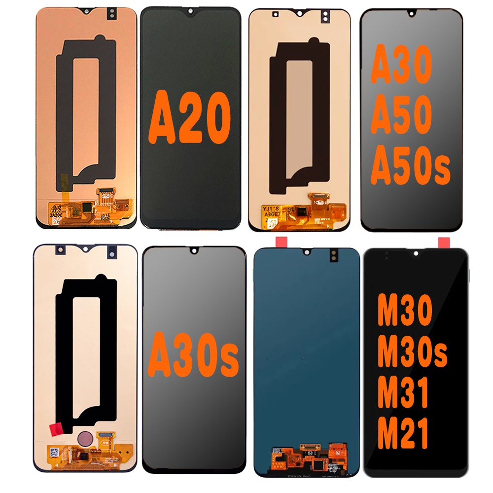 6.4 Inch Display Mobile Phone Lcds for Samsung Galaxya30 A50 A50s A30s M30 M30s M31 M21OLED Mobile Phone LCD Screen