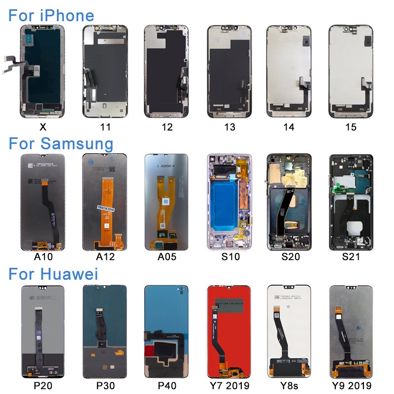 lcd screen wholesaler for Huawei screen hot selling models 100% test Mobile phone lcds display for huawei pantallas celulares