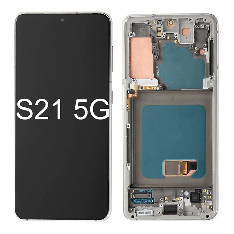 OLED Display touch Screen LCD for Samsung S21 Ultra 5G with Frame Replacement Tool