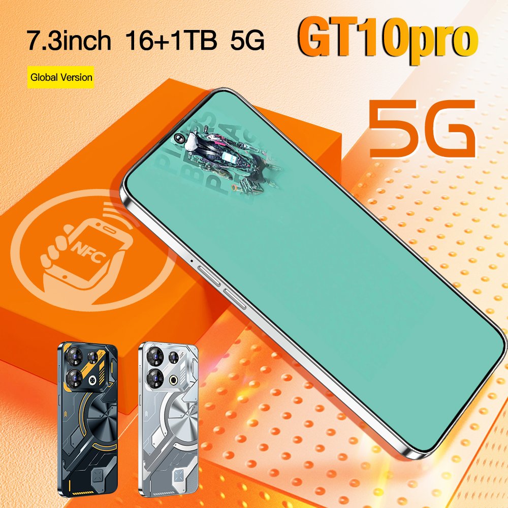 New 5G Smartphone Original Phone 15 Pro Max Smart Phone Mobile GT10 Pro Brand New Gaming 14 13 12 16G 1T Cheap Telephone Medome