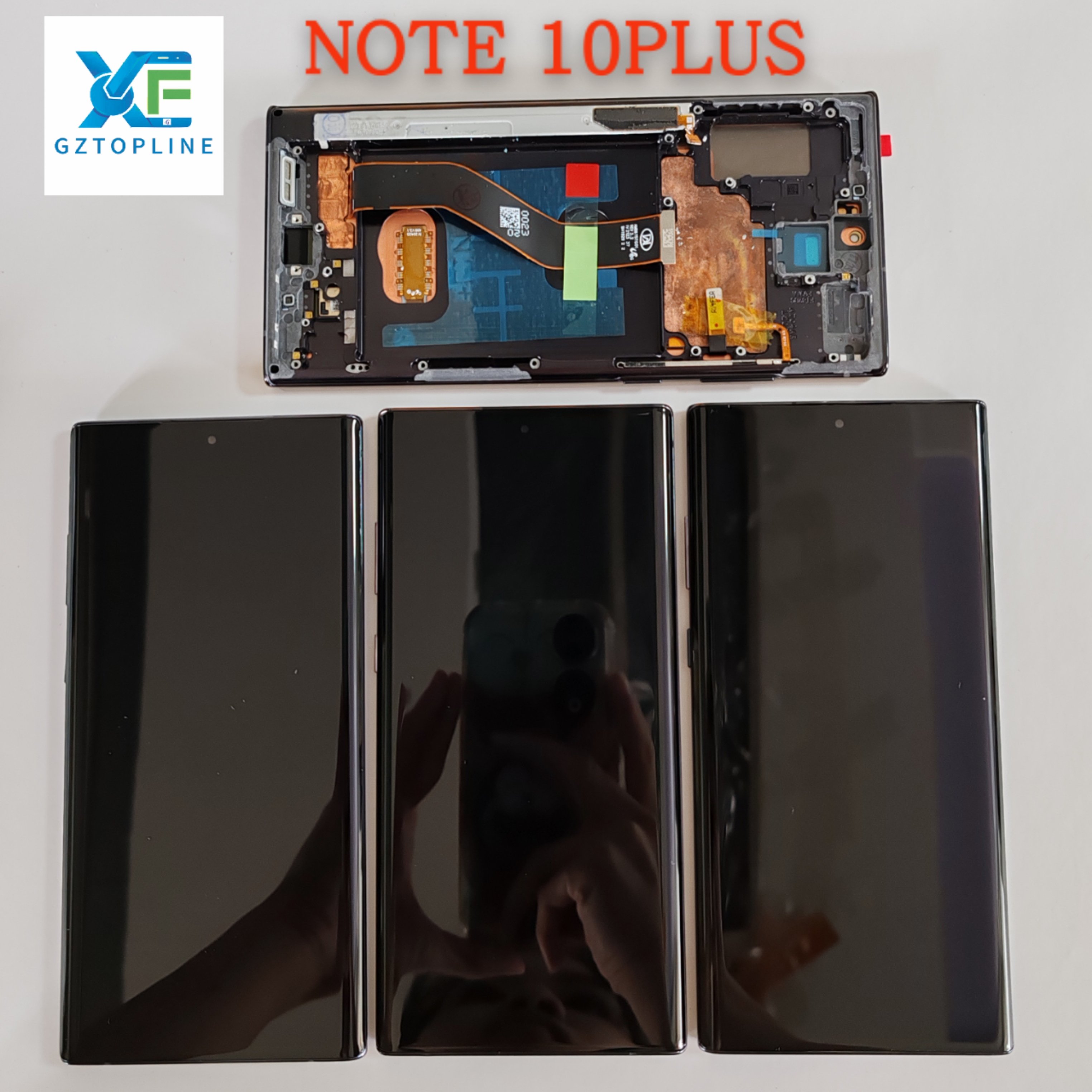 Mobile Phones Touch Lcd Monitors For Samsung Note 10 Plus Oled WF Lcd Screen Replacement