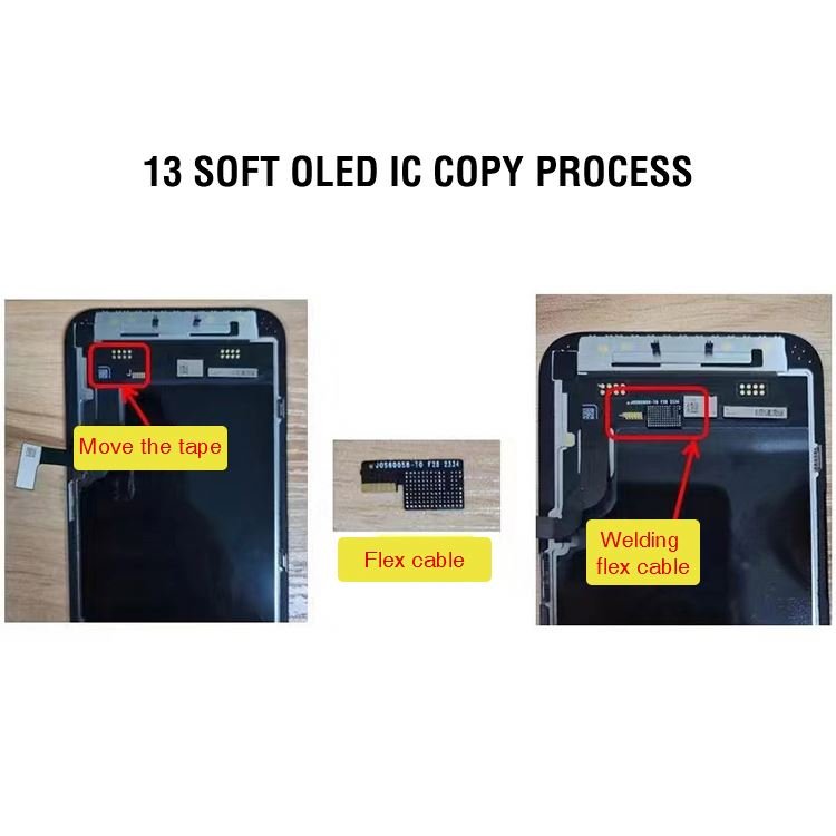 JK replacement for iPhone X 11 12 13 14 mobile phone touch display LCD screen incell IC transplant mobile phone lcds