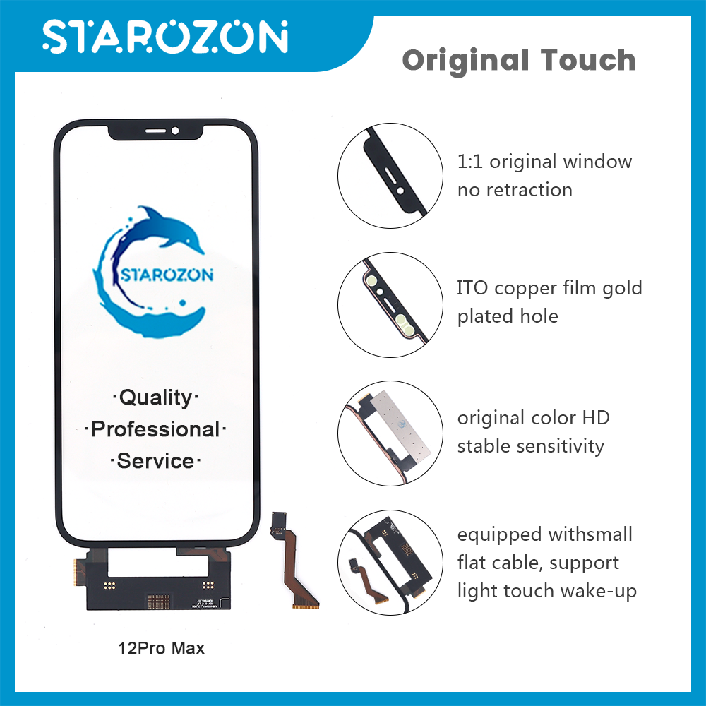 STAROZON Wholesales Mobile Phone Lcds Touch Screen Original Screen High Sensitive Phone Touch Screen For iphone x xs xsmax 11 12