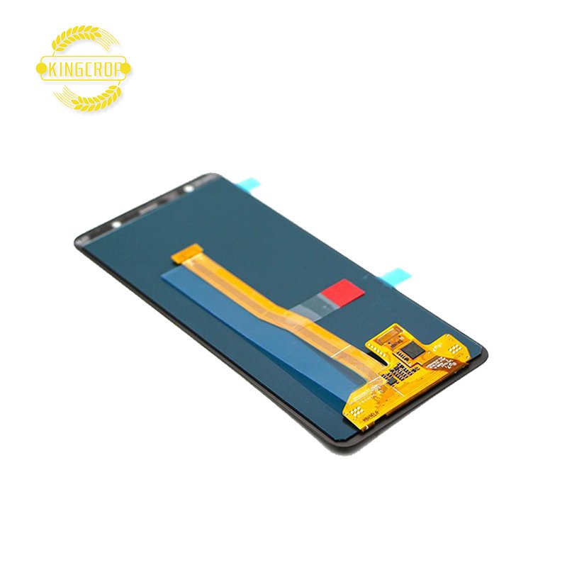 Super Amoled For Samsung Galaxy A7 2018 Mobile Phone LCD,For Galaxy A750 Screen,For Samsung A7 2018 A750 Display With Frame Part
