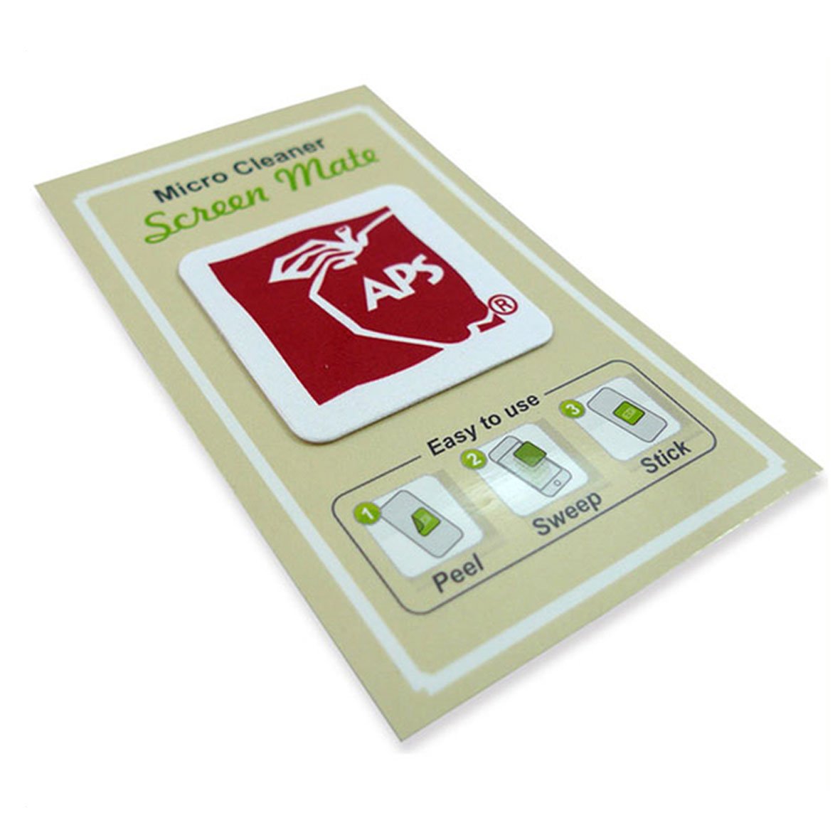 sticky screen cleaner Custom cell phone screen cleaner sticker