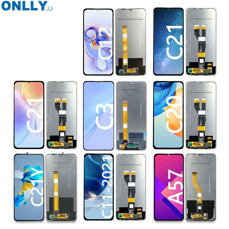 Mobile Phone LCD Screen For OPPO A3 A16K A5S A9 A15 A53 Find X2 X3 Neo For Vivo Lcd Display Y20 Y21 Y52 Screen Combo For Realme
