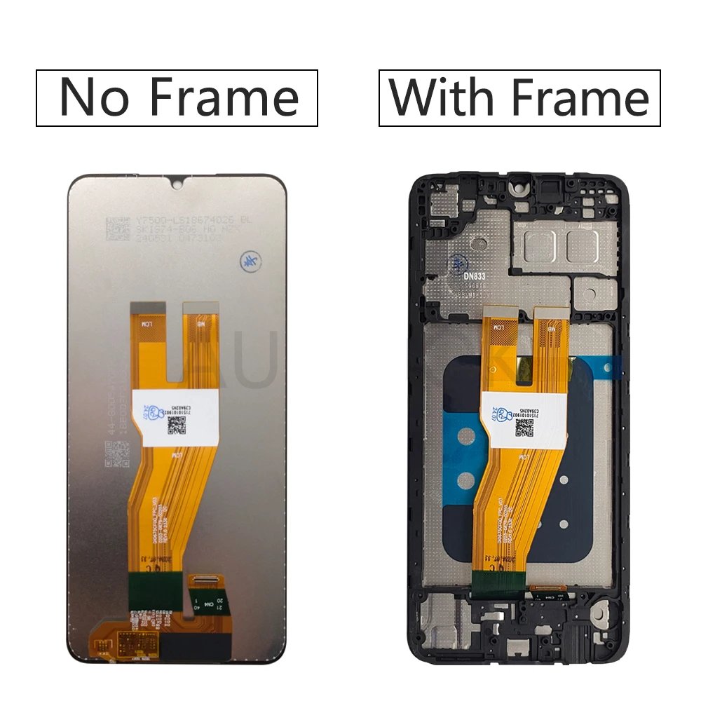 for Samsung Galaxy A05 A05s A055F 6.7" Tested with Frame Mobile Phone Lcds Display Touch Screen Replacement Factory Wholesale