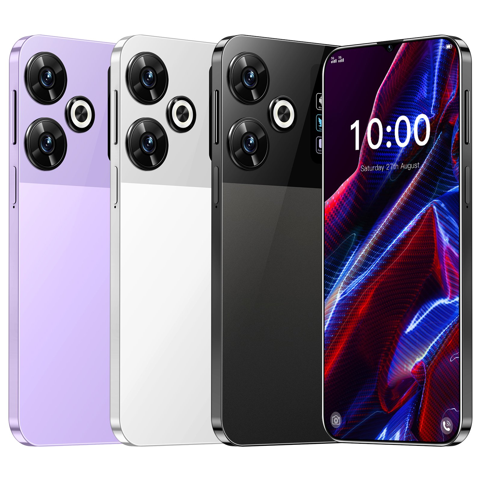 2024 Hot Sale M6 Pro Android 13 Smartphones gaming Big Battery 16GB+1TB 5G Cheap Mobile Phones with WCDMA Cellular