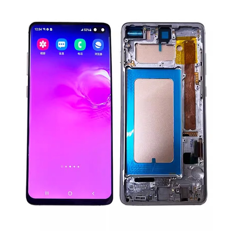 for Samsung Galaxy S10 S10 Plus G973 G975 Mobile Phone Lcds Display Touch Screen Replacement Factory Wholesale