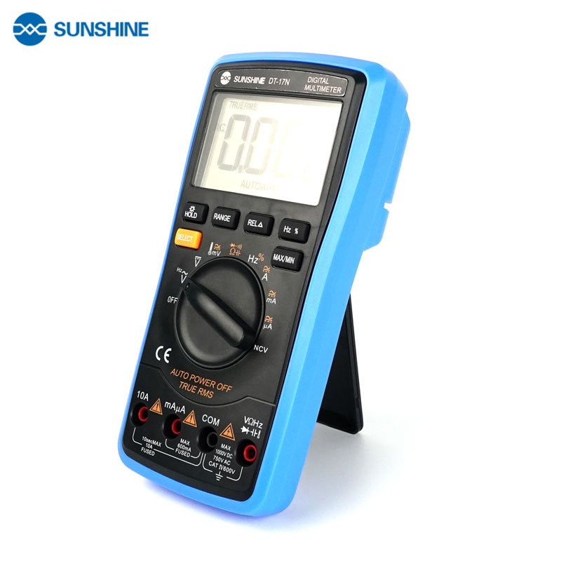 Auto Range LCD Digital Display SUNSHINE DT-17N Multimeter Instrument Voltage Automatic Tester For Phone Mobile Repair Tools