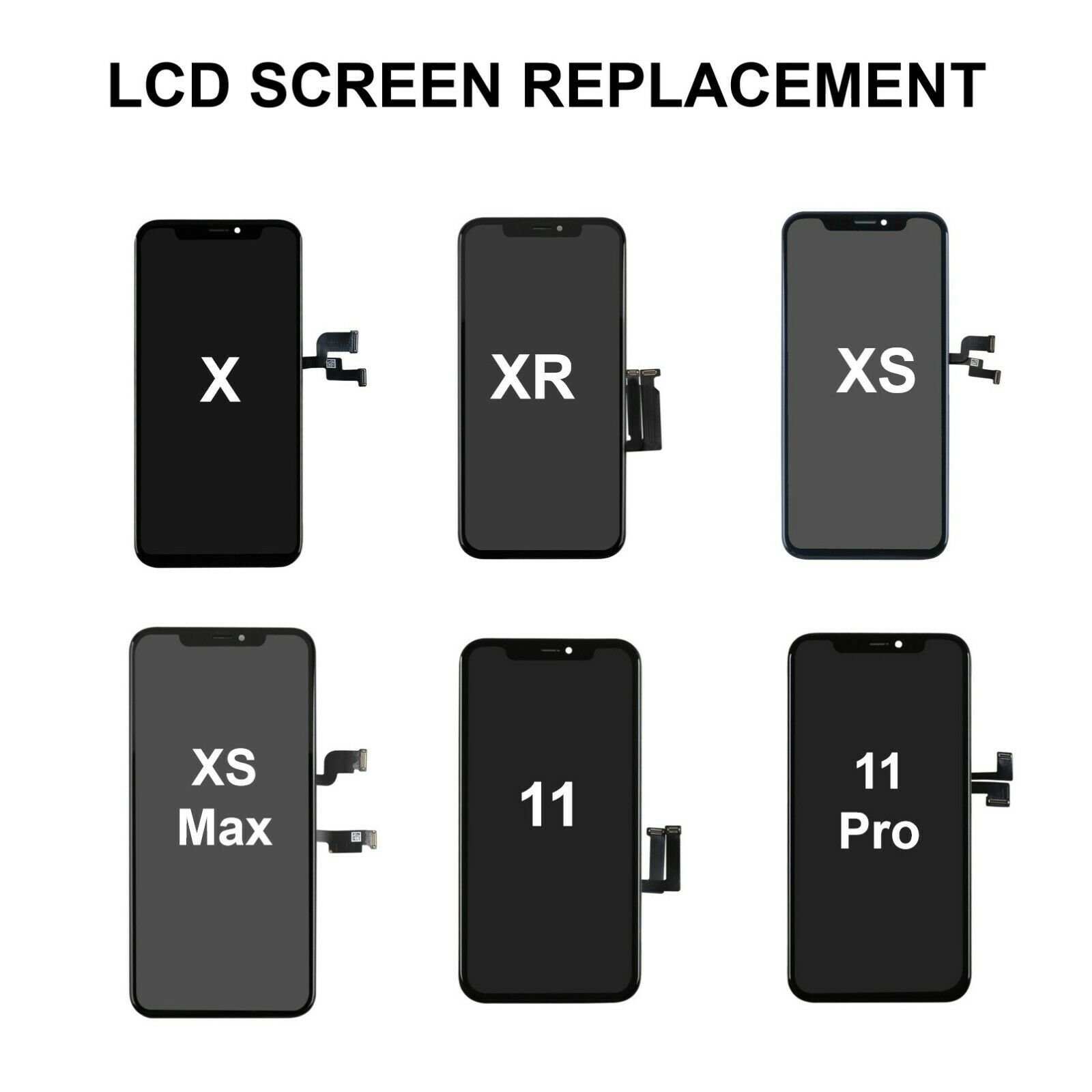 mobile phones lcd screen 6 7 8 plus x xs max lcd phone screen 11 12 13 pro max lcd screen display original for iphone