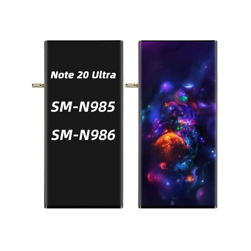 Samsung Galaxy N986U N986B N985U N985F Super AMOLED Display Touch Screen Panel Frame for Samsung Note20 Ultra Screen Replacement